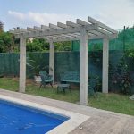 Pergolado de concreto